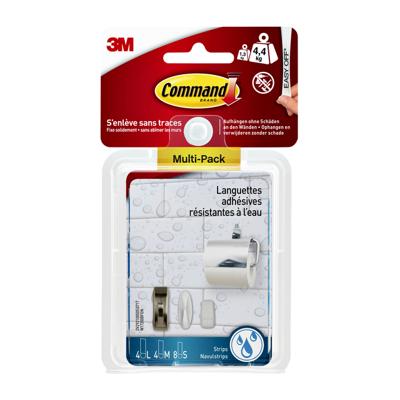 3M Command-strips, multipack Inhoud: 16 onderdelen