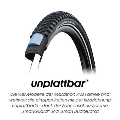 SCHWALBE buitenband "marathon plus mtb" performance line tire marath.plus mtb perf.line 60-622 - thumbnail