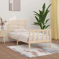 Bedframe zonder matras massief grenenhout 100x200 cm - thumbnail