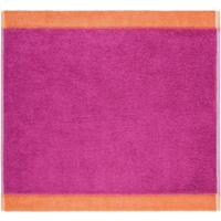 Cawö Cawo Lifestyle Splash Doubleface 7071 Gezichtsdoekje 30x30 pink/mandarine - thumbnail