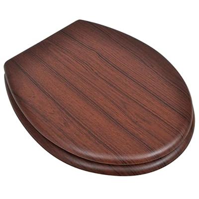 VidaXL Toiletbril simpel ontwerp mdf bruin VidaXL Toiletbril simpel ontwerp mdf bruin