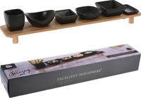 Serveerset op bamboe plateau - thumbnail