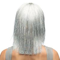 Boland Pruik crazy zilver - thumbnail