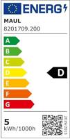 Maul MAULpearly colour vario 8201702 LED-bureaulamp 6 W Energielabel: D (A - G) Wit - thumbnail