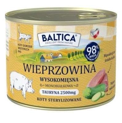 BALTICA Smaki regionów Pork - nat kattenvoer - 185g