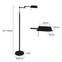 Steinhauer Zwarte leeslampMexlite - 5895ZW - thumbnail