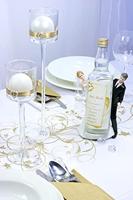 Vanille Creme Organza op Rol Gouden Bloemen (9m x 0.36m) - thumbnail