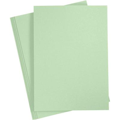 Creativ Company Karton, a4, vel 210x297 mm, 220 gr, lichtgroen, 10 stuk/ 1 doos