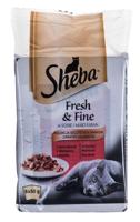 Sheba Fresh Fine Sachet Natvoer voor katten in saus met kip en rundvlees, 36 portiezakken 6 x (6 x 50 g) - thumbnail
