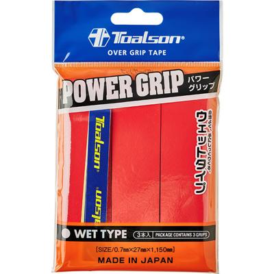 Toalson Power Overgrip 3 St. Rood Toalson Power Overgrip 3 St. Rood