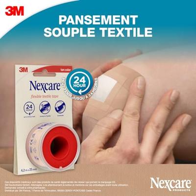 Nexcare 3m Textile Flexibele Tape 4,2mx25mm Nt04-2