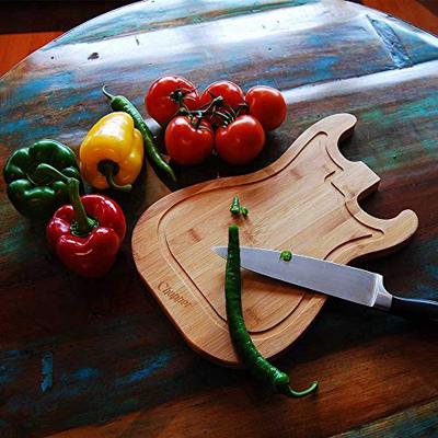 Guitar Cutting Board - Bamboe Snijplank - 38 x 25cm