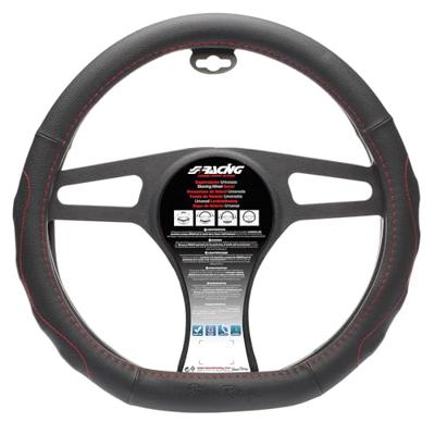 Simoni Racing Stuurwielhoes Compe Flat Bottom Zwart/Rood SRCVT46