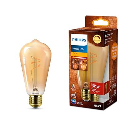 Philips 8721103049056 LED-lamp E27 Spiraal 3.1 W = 25 W Goud, Barnsteen 1 stuk(s) Philips 8721103049056 LED-lamp E27 Spiraal 3.1 W = 25 W Goud, Barnsteen 1 stuk(s)