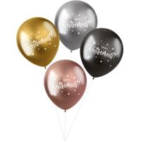 Shimmer Ballonnen 'Happy Retirement' (4st) - thumbnail