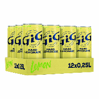 GiG hard lemonade lemon blik (12x 25cl) - thumbnail