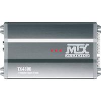 MTX TX480D-versterker 12V 4-kanaals Klasse-D 4x80W RMS aluminium - thumbnail