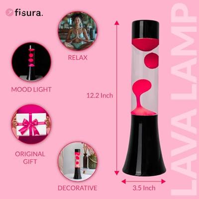 Mini lavalamp roze