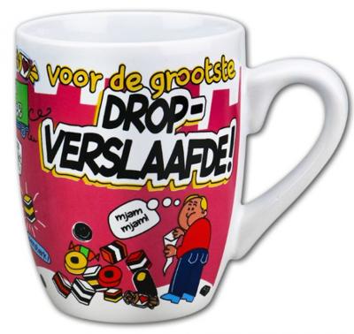 Cartoonmok drop verslaafde