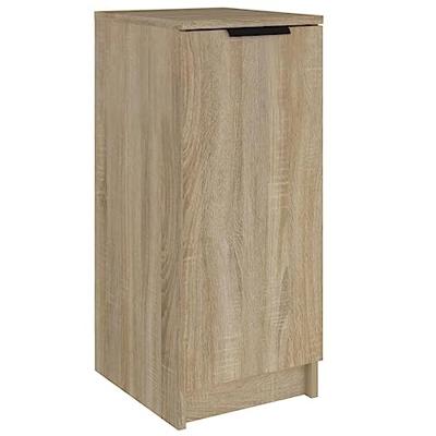 VidaXL Schoenenkast 30x35x70 cm bewerkt hout sonoma eikenkleurig VidaXL Schoenenkast 30x35x70 cm bewerkt hout sonoma eikenkleurig