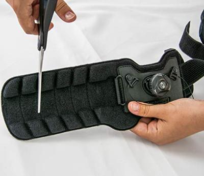 Reh4Mat Klapvoetbrace - One size - Universeel - Zwart