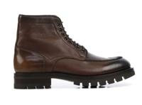 Santoni Heren Boots in Leder (Bruin) - thumbnail