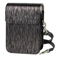 Richwell Brushed Camera Case PU Leather Case for Fujifilm Instax Mini Liplay Instant Camera(Black) - thumbnail