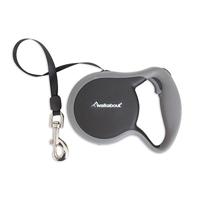 Walkabout Retractable Leash Zwart S - thumbnail