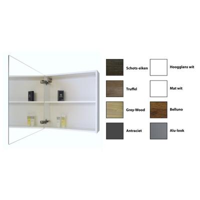 Spiegelkast Sanicare Qlassics 60 cm 1 Deur Antraciet Links Sanicare Spiegelkast Sanicare Qlassics 60 cm 1 Deur Antraciet Links Sanicare