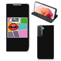 Samsung Galaxy S21 Hippe | Standcase | Popart Princess - thumbnail
