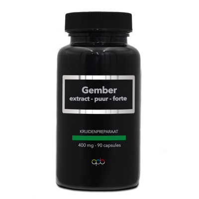 Gember extract puur forte 400mg 90 Vegetarische capsules