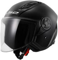 LS2 jethelm "of616 airflow ii solid" helmet airflow ii of6 solid black gr. xl - thumbnail