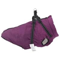 VidaXL Hondenjas met harnas waterdicht reflecterend paars l48 - thumbnail