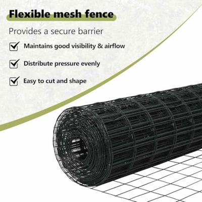 VidaXL Hek met paal grijs 0,8 x 25 m staal en pvc