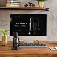 Thronmax M2P-B USB-studiomicrofoon Statief Zendmethode:Kabelgebonden Voet, Incl. kabel USB-C, Audio, stereo (3.5 mm jackplug) Kabelgebonden - thumbnail