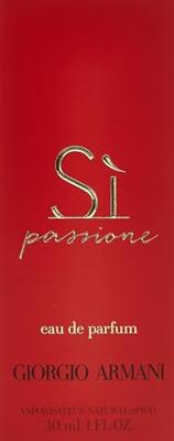 Giorgio Armani eau de parfum spray si passione 30ml dames