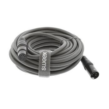XLR Digitale Kabel XLR 5-Pins Male - XLR 5-Pins Female 15.0 m Donkergrijs XLR Digitale Kabel XLR 5-Pins Male - XLR 5-Pins Female 15.0 m Donkergrijs
