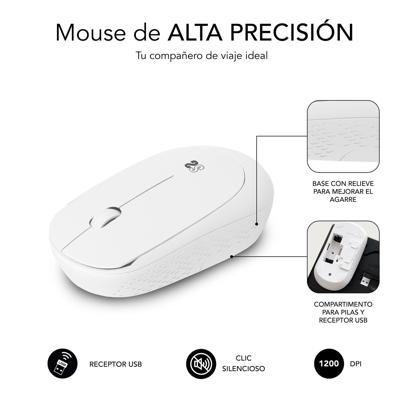 Muismat Subblim XL + WIRELESS MOUSE Paars