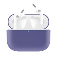 Voor AirPods Pro effen kleur silicone oortelefoon beschermhoes (licht paars) - thumbnail