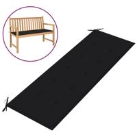 VidaXL Tuinbankkussen 150x50x4 cm oxford stof zwart - thumbnail