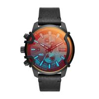 Diesel DZ4519 Horloge Griffed Chrono staal zwart 48 mm - thumbnail