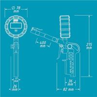 HAZET Bandenvulmeter · digitaal 9041D-1 - thumbnail