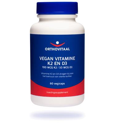 Vitamine K2 & D3 vegan 60 Vegetarische capsules