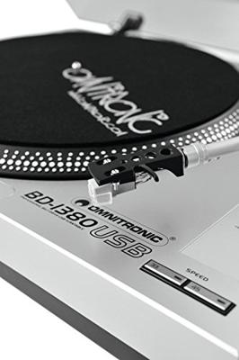 Omnitronic BD-1380 USB draaitafel zilver Omnitronic BD-1380 USB draaitafel zilver
