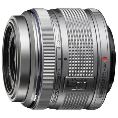 Olympus MFT 14-42mm II R F/3.5-5.6 ED zilver M.Zuiko Digital Olympus MFT 14-42mm II R F/3.5-5.6 ED zilver M.Zuiko Digital