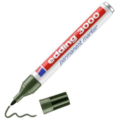 Edding permanent marker 3000 olijfgroen