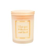 Geurkaars klein goud/wit - To the moon - thumbnail