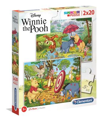 Clementoni legpuzzel Disney Winnie the Pooh 20 stukjes 2 stuks