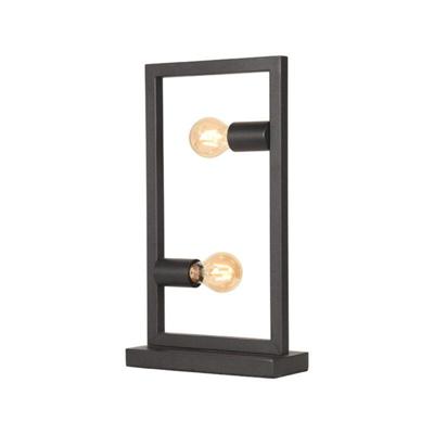 LABEL51 Tafellamp 'Quadrato' 2-lamps, kleur Zwart