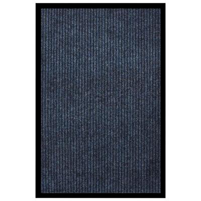 Deurmat 80x120 cm gestreept blauw Deurmat 80x120 cm gestreept blauw